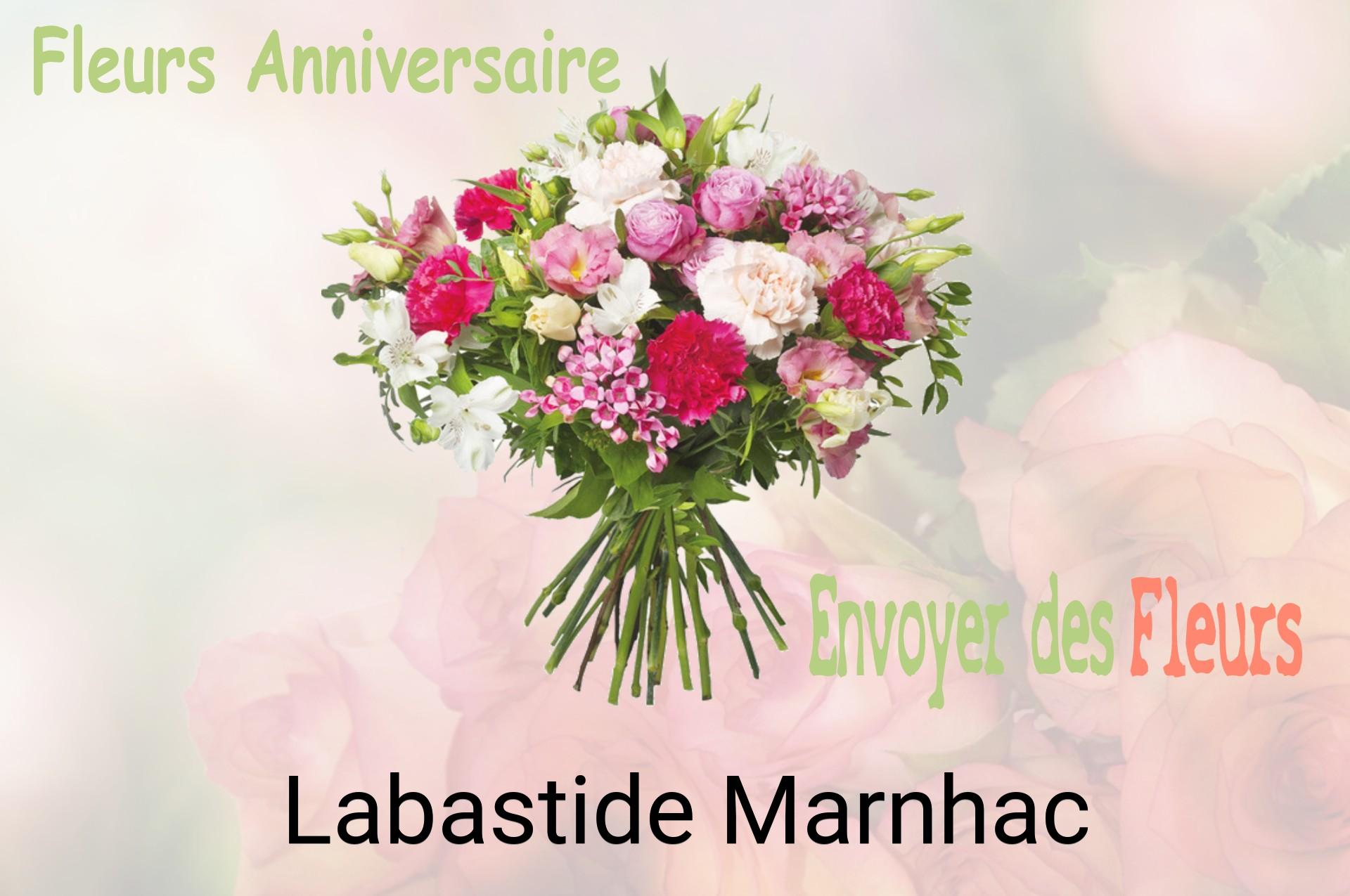Bouquet de fleurs d’anniversaire livré à Labastide-Marnhac